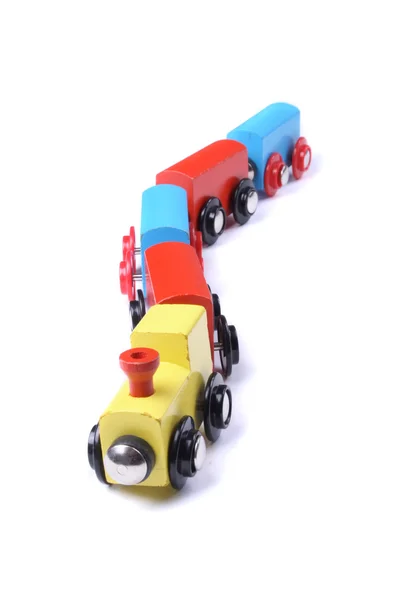 Железнодорожная игрушка — стоковое фото