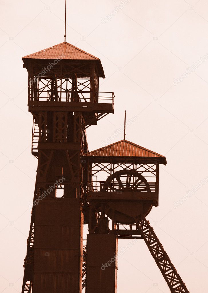 Old mine tower