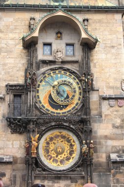 Prague clock clipart