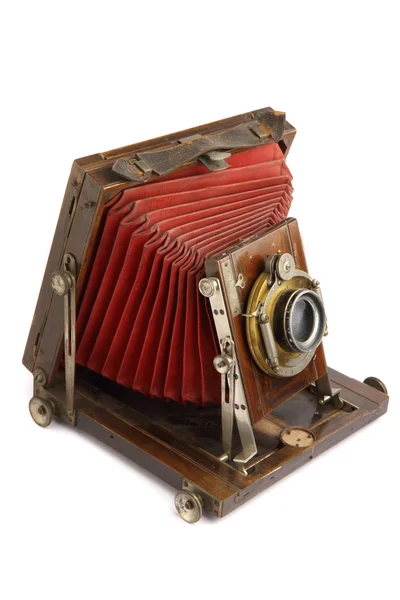 Old wooden camera — Stock Photo, Image