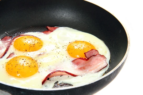 Smoked meat and eggs i — Stock Photo, Image