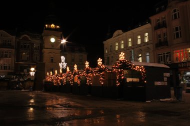 Ostrava ve Noel ışıkları