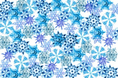 Snow flakes clipart