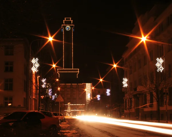 Ostrava et les lumières de Noël — Photo