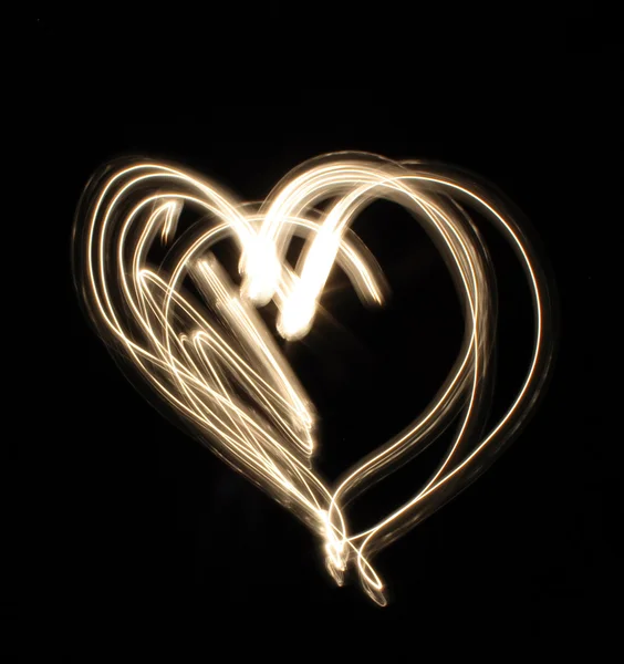 Coração da luz — Fotografia de Stock