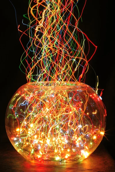 Sphère de verre de Noël — Photo