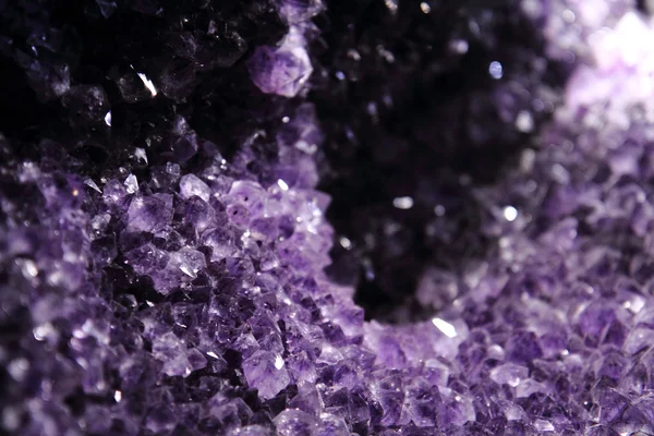 紫晶背景 — 图库照片