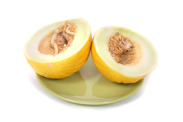 Yellow sweet juicy melon — Stock Photo, Image