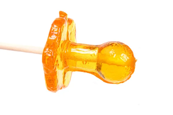 Yellow lollipop — Stock Photo, Image