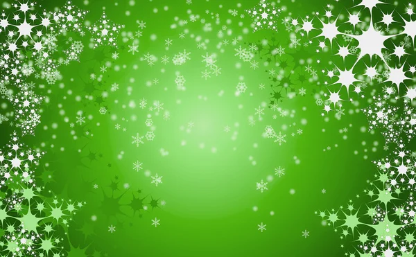 Grön jul bakgrund — Stockfoto