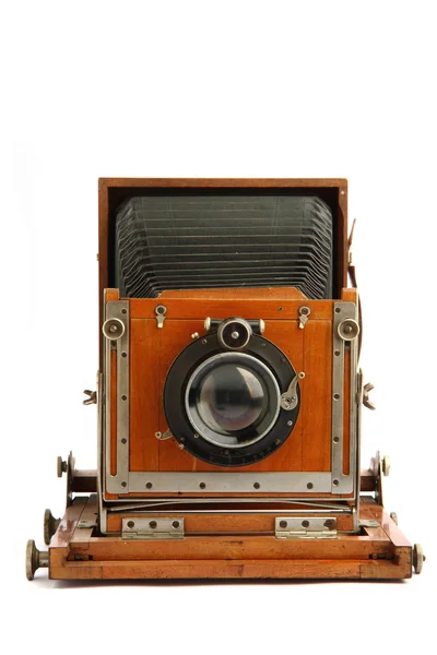 Oude houten camera — Stockfoto