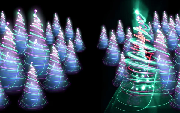 Christmas forest — Stock Photo, Image