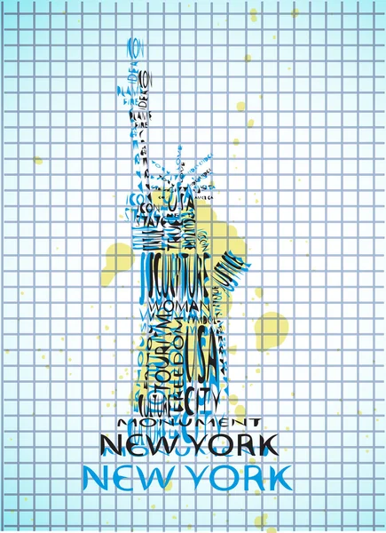 Statue of liberty — Stock Vector