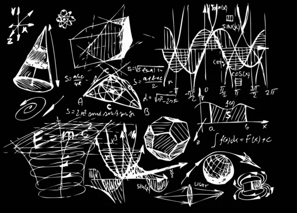 Mathématiques et géométrie — Image vectorielle