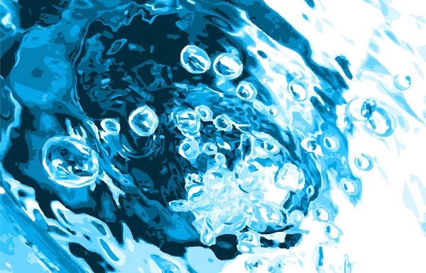 Fondo de agua abstracto — Vector de stock
