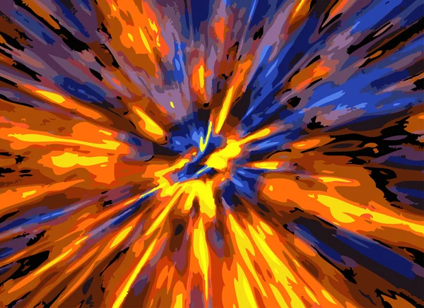 Färg explosion bakgrund — Stock vektor