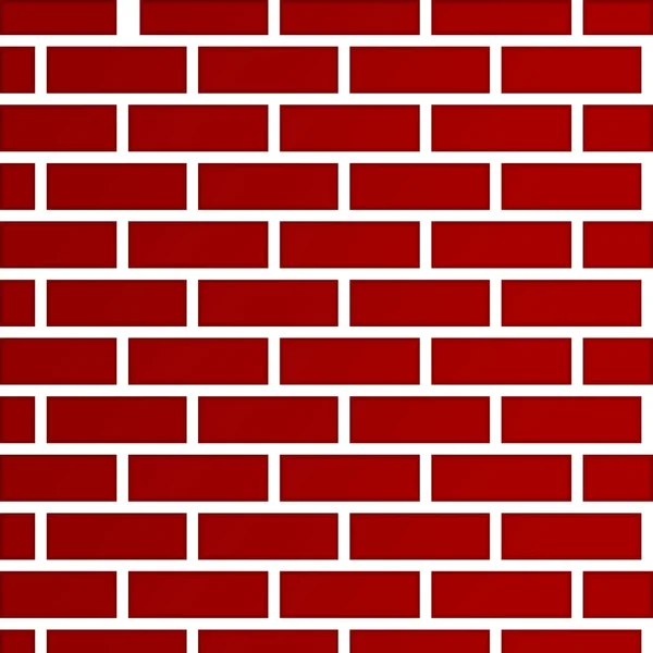 暗红色砖墙背景 — 图库照片