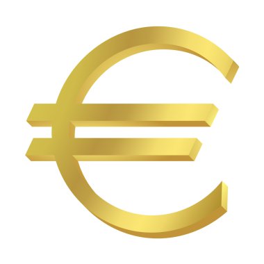 Altın euro işareti veya simge