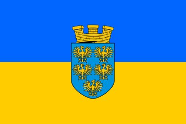 Lower Austria state flag clipart