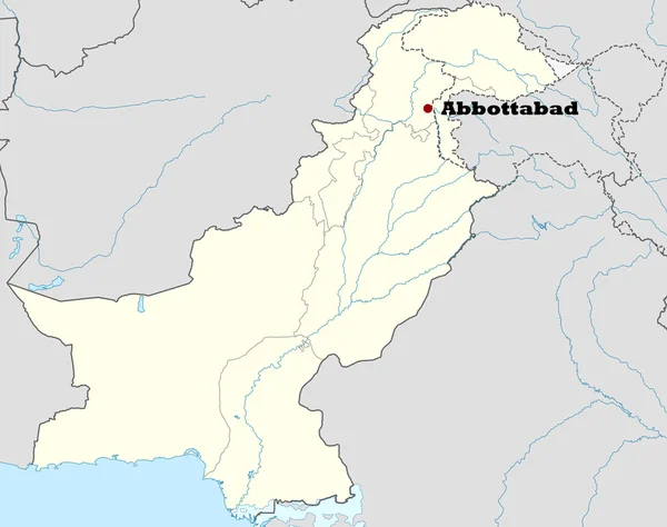 Abbottabad in Pakistan — Foto Stock