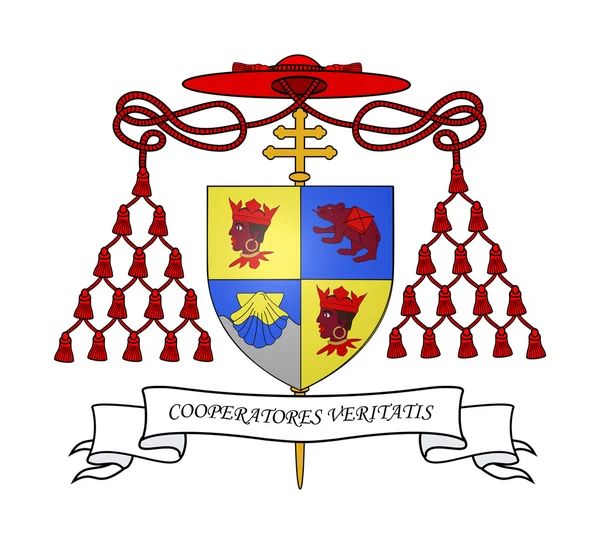 Kardinal ratzinger vapensköld — Stockfoto