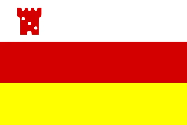Флаг Санта-Барбары — стоковое фото