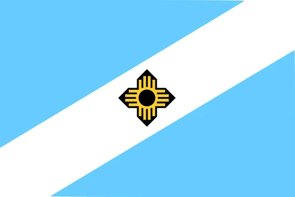Madison kaupungin lippu — kuvapankkivalokuva