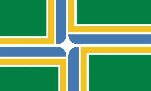 Portland bandeira da cidade — Fotografia de Stock