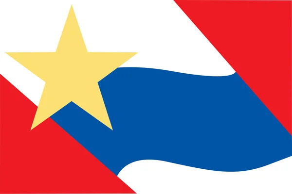 Lafayette městská vlajka — Stock fotografie