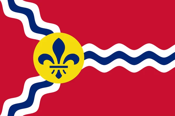 Σημαία του St louis — Φωτογραφία Αρχείου