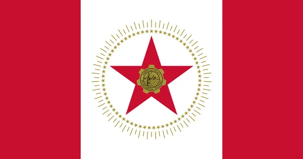 Flaga miasta Birmingham — Zdjęcie stockowe
