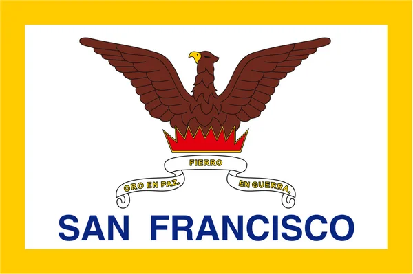 Bandiera di San Francisco — Foto Stock