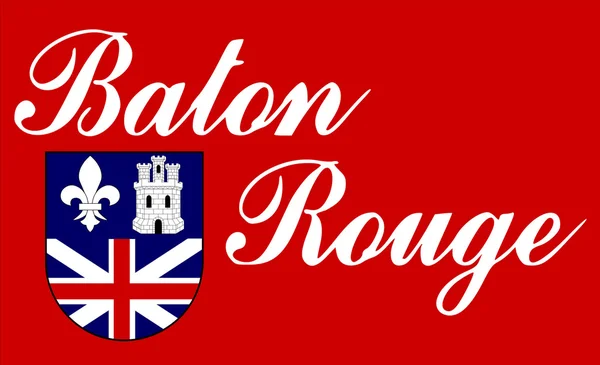 Bandera Baton Rouge —  Fotos de Stock