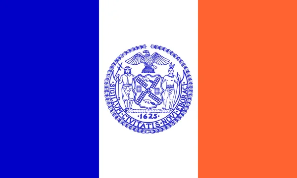 Vlag van New york city — Stockfoto