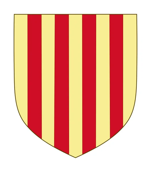 Escudo de Aragón provincia española — Foto de Stock