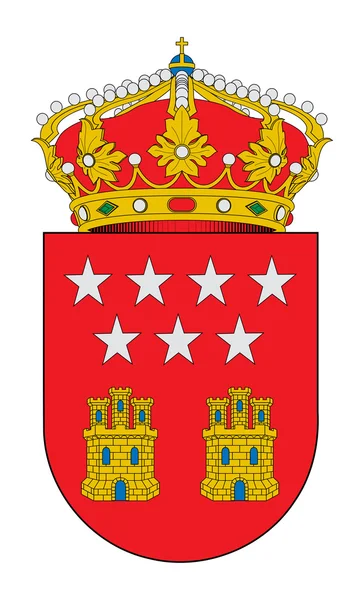 Мадридский герб — стоковое фото