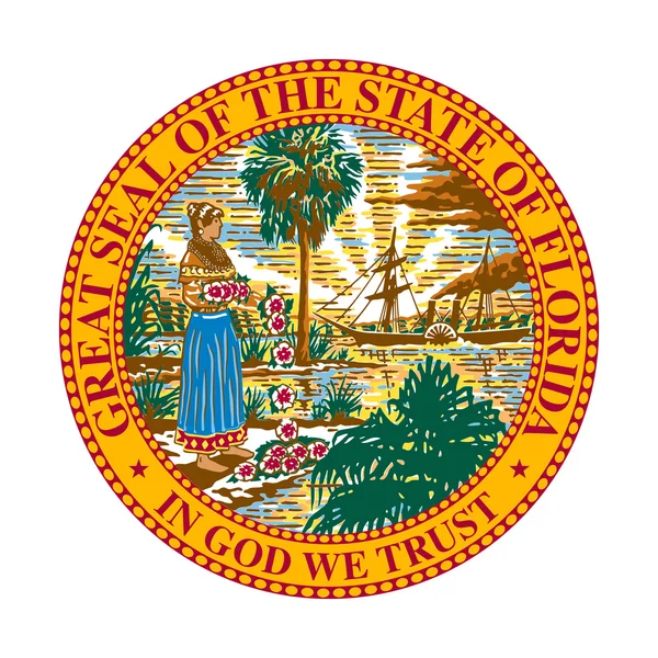 Selo estadual da Flórida — Fotografia de Stock
