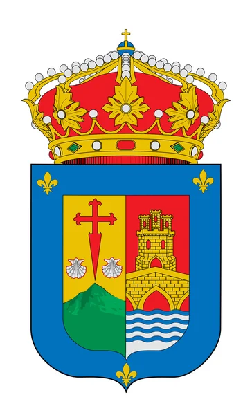 Escudo de armas español La Rioja Imágenes de stock libres de derechos
