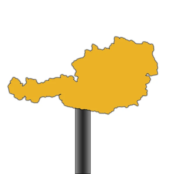 Αυστρία-πινακίδα — Φωτογραφία Αρχείου