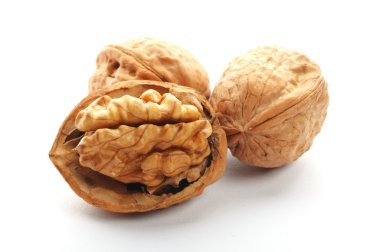 Closeup of a walnut clipart