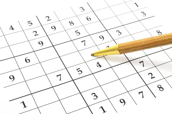 Hra Sudoku — Stock fotografie
