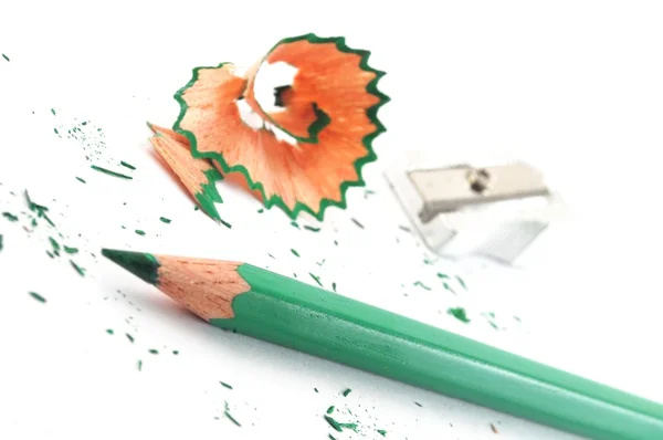 Groene crayon — Stockfoto