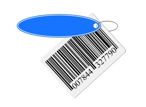 Kod kreskowy z etykiety — Zdjęcie stockowe