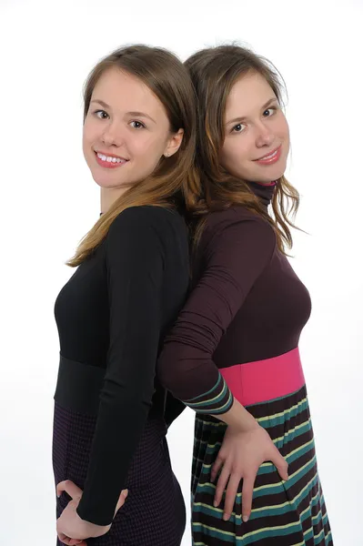 Zwillingsschwestern — Stockfoto
