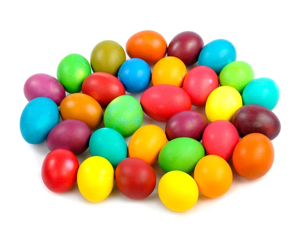 Heap of easter eggs — Stock Photo, Image