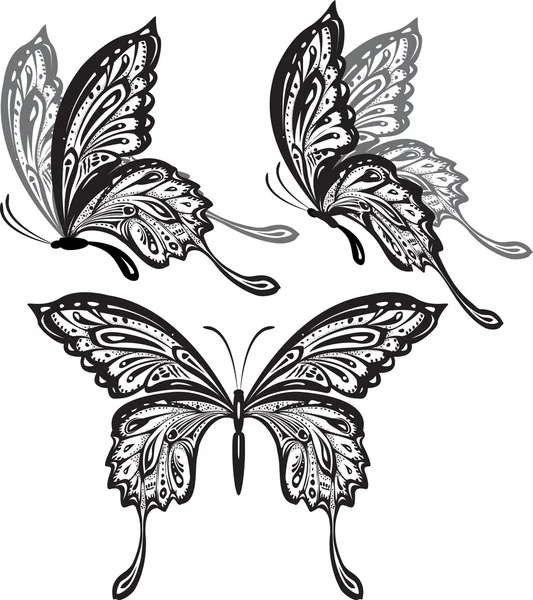 Vlinders — Stockvector
