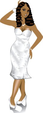 Formal Dress 2 clipart