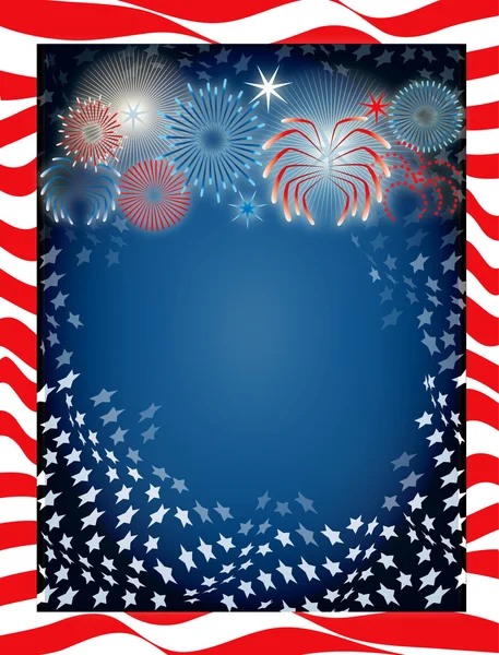 July 4th Background — Stock Vector