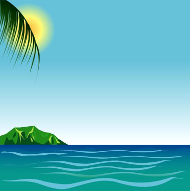 Beach Background 7 clipart