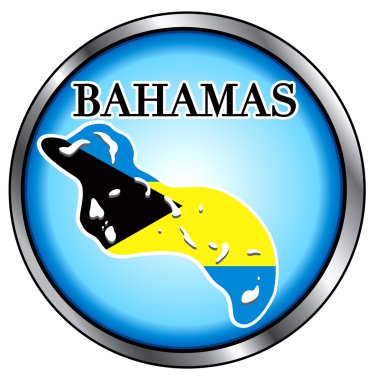 Bahamas Round Button clipart